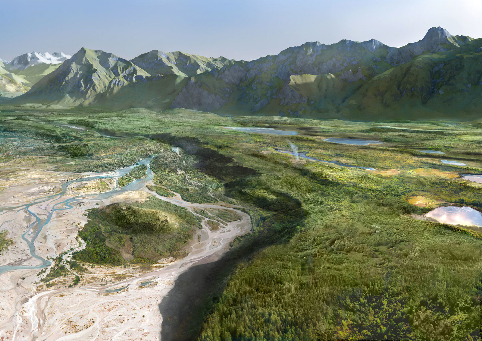Verschwundene Seen Region Thun